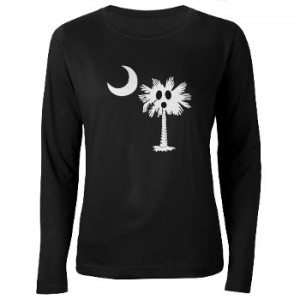 Ghost Palmetto Women's Long Sleeve Dark Shirt