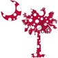 Garnet Polka Dot Palmetto T-Shirts and Gifts