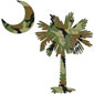 Green Camouflage Palmetto T-Shirts and Gifts