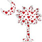Red Hearts Palmetto T-Shirts and Gifts